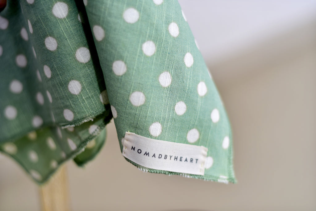 Pista dot green Table Napkin