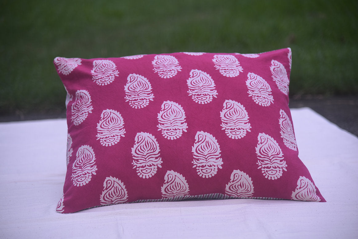 Asiyah Paisley Pink Cushion